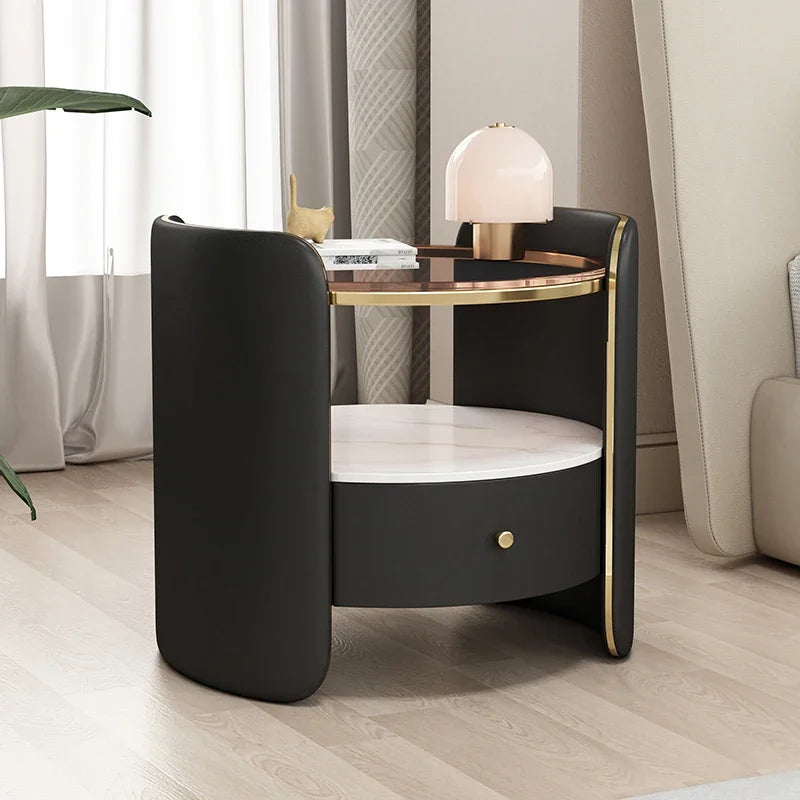 Reative Beauty Night Table Exquisite Trendy Elegant Storage Nightstand With Drawers Comodini Camera Letto Bedroom Furniture