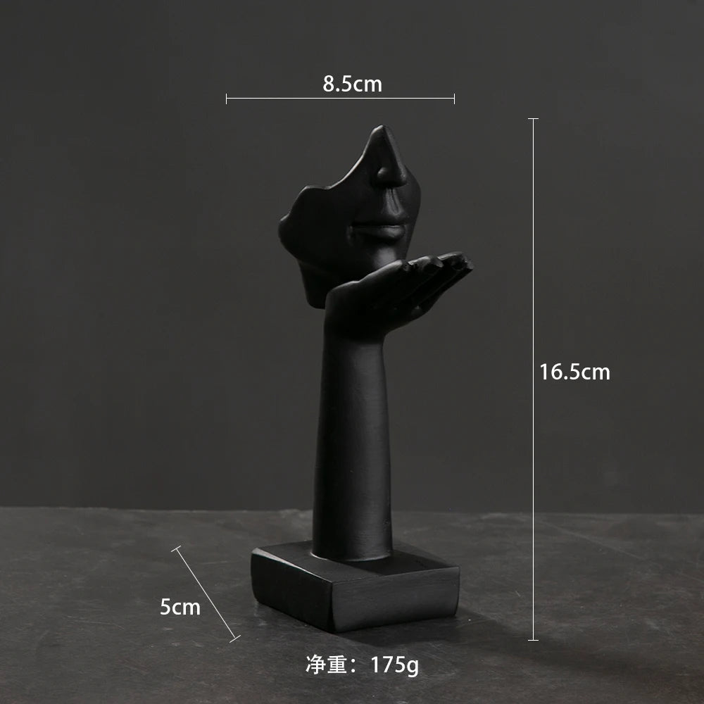 European crafts ornaments simple abstract figure sculpture office living room sculpture art decorations