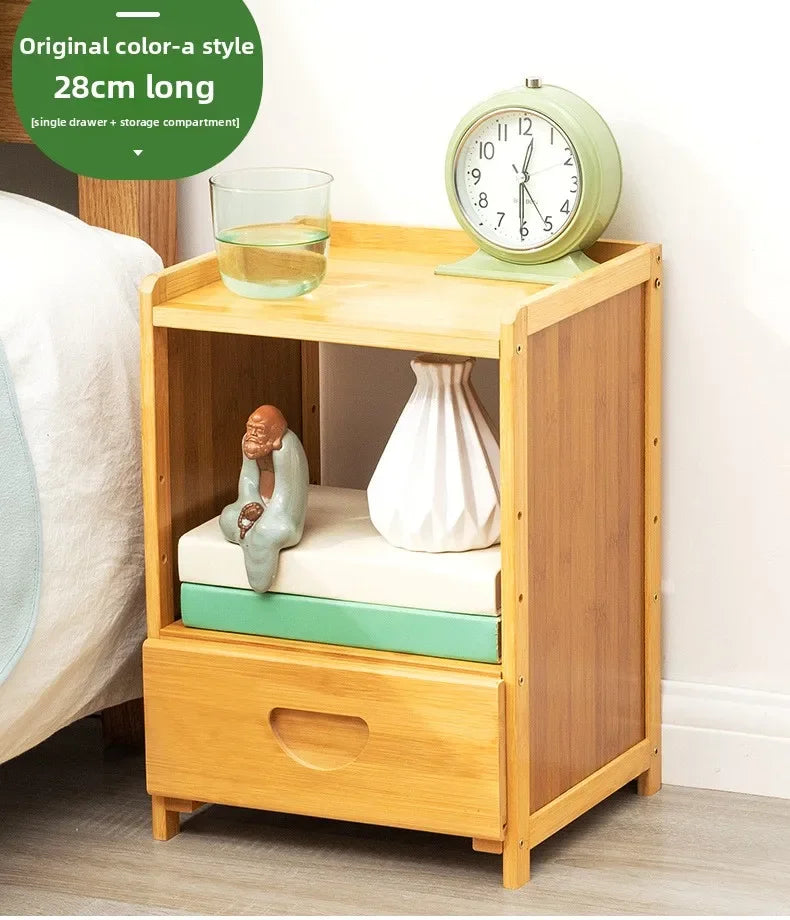 Bedside table simple solid wood small cabinet storage cabinet bedroom bedside simple Nordic European modern mini