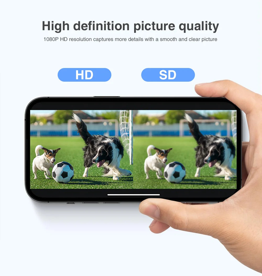 Outdoor WiFi Security Camera – 1080P IP CCTV with Auto Tracking