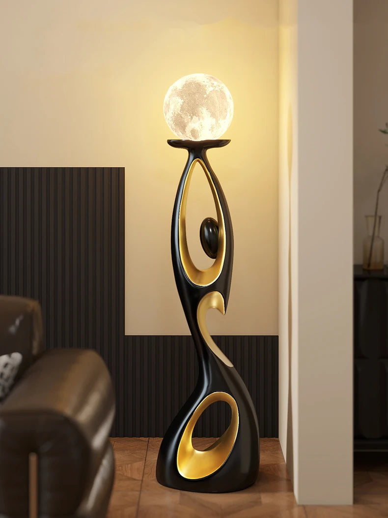 Luxury-simplified floor lamp, living room lamp, bedroom lamp, villa study floor lamp