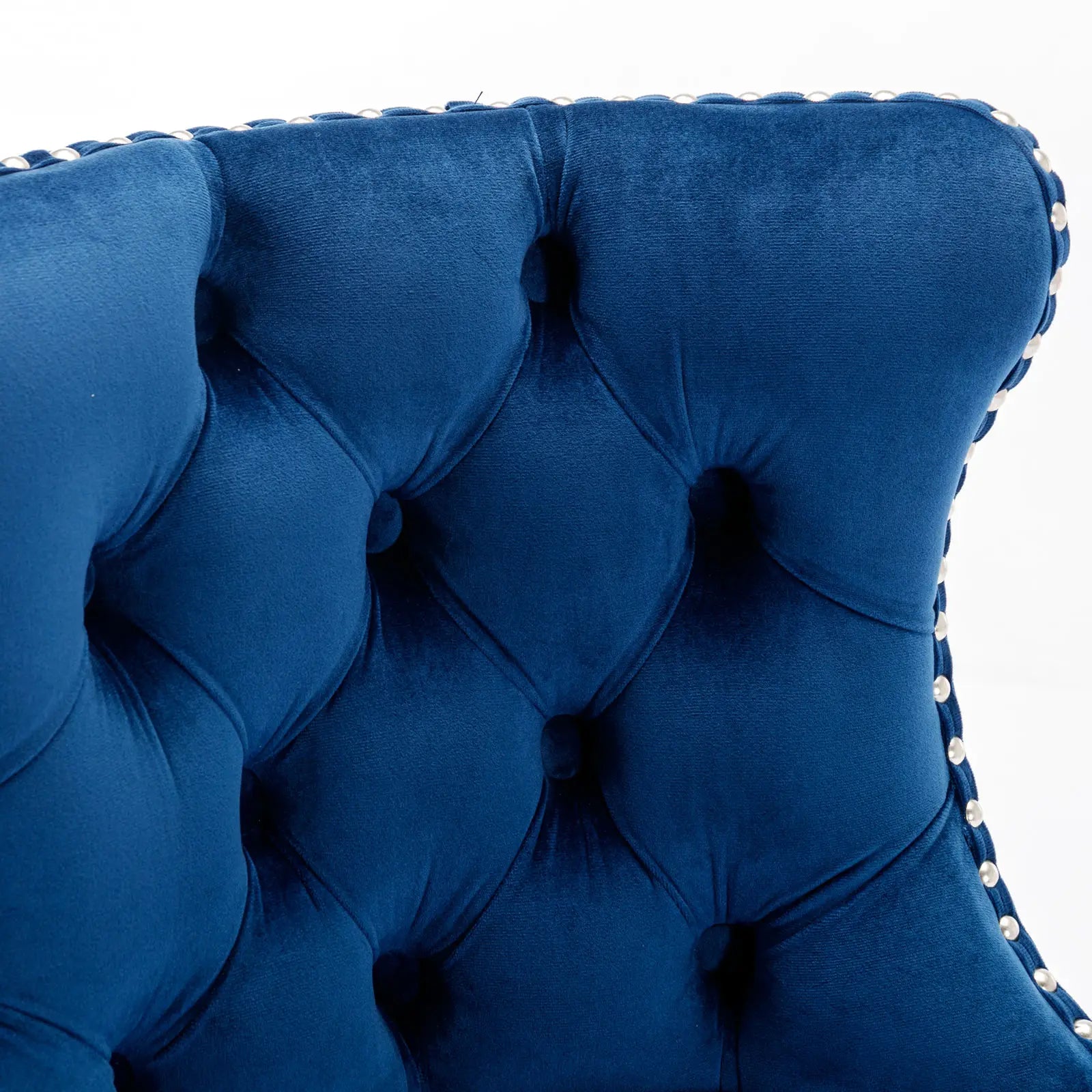 Swivel Velvet Bar Stools – Adjustable Counter-Height Chairs (Set of 2)