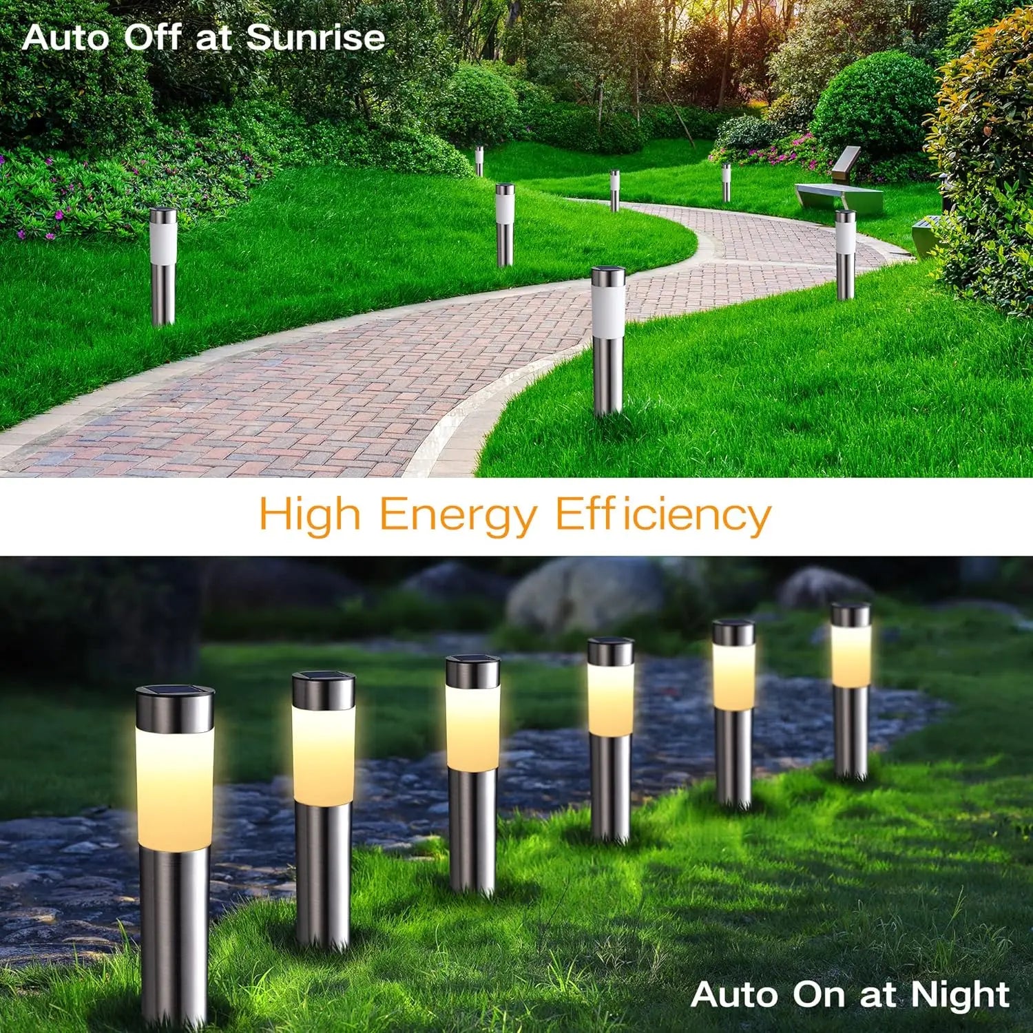 Solar Garden Pathway Lights – Outdoor LED Ground Lights (Pack Options)