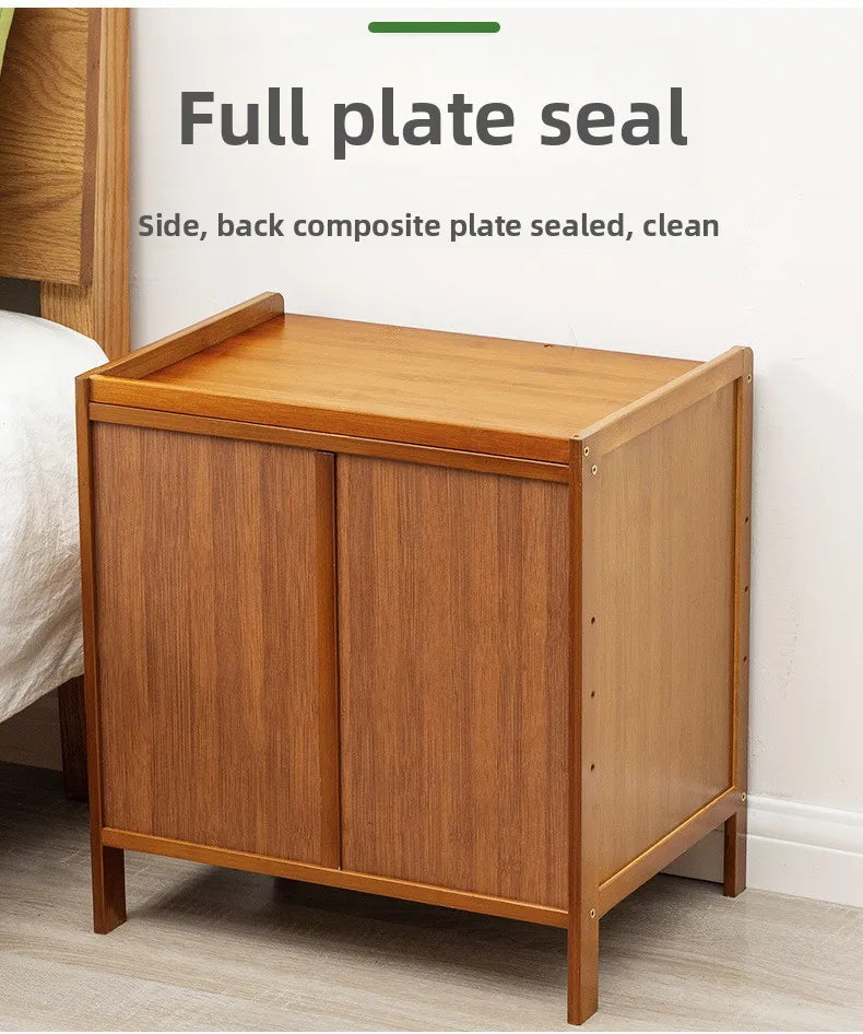 Bedside table simple solid wood small cabinet storage cabinet bedroom bedside simple Nordic European modern mini