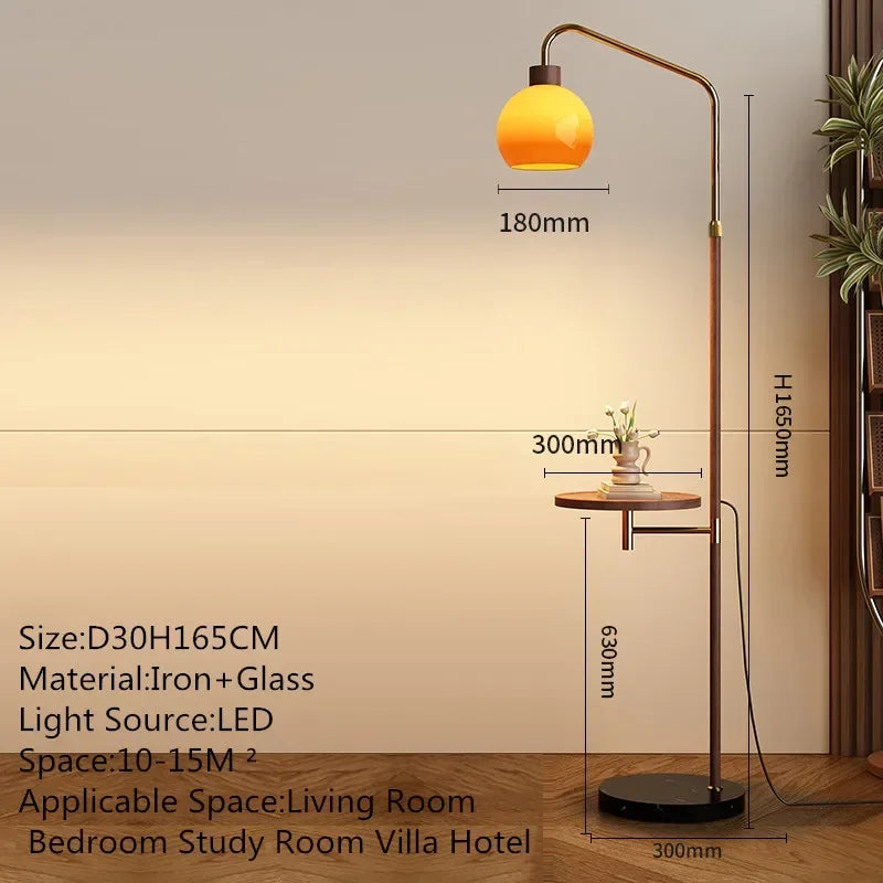 DORIAN Contemporary Floor Lamp Luxury Living Room Bedroom Study Villa Hotel LED Retro Creativity Decorative Standing Light