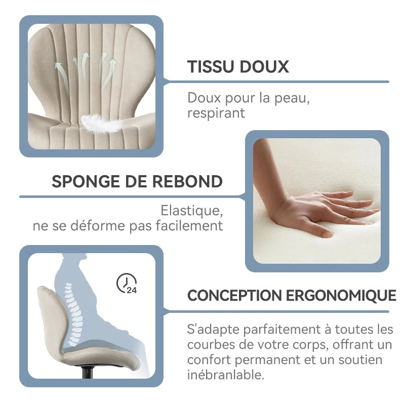 Adjustable Swivel Bar Chairs – Faux Leather Upholstered with Backrest (Set of 2)