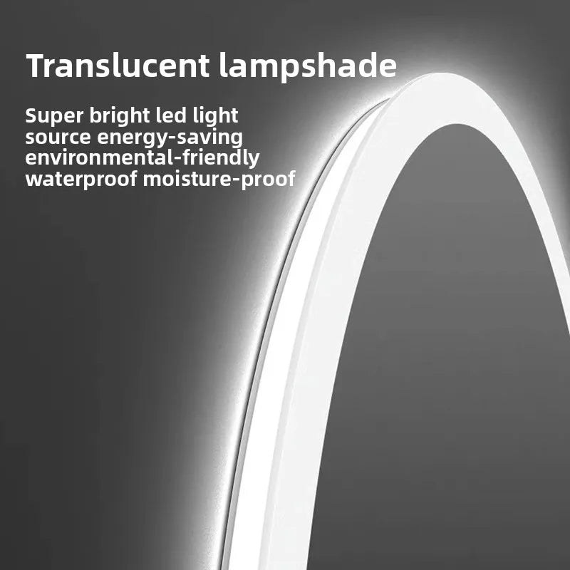 19.5 Inch Smart Round Mirror Bathroom Mirror Anti-fog Makeup Wall Hanging Bathroom Bathroom Led Mirror with Light Vanity Mirror