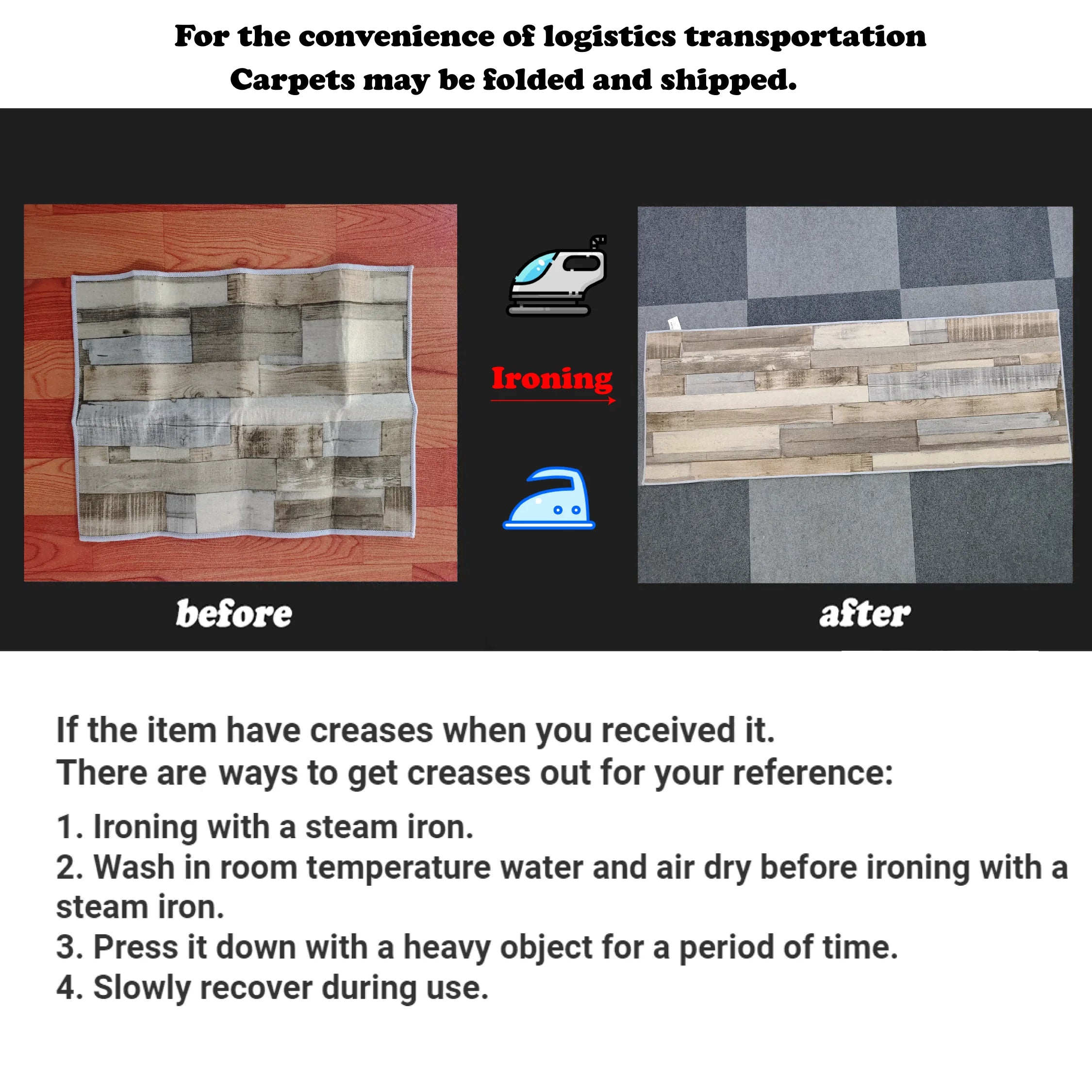 Modern Minimalist Rug - Stain-Resistant and Non-Slip Bedside Mat for Bedroom Living Room Sofa Rug Home Decor