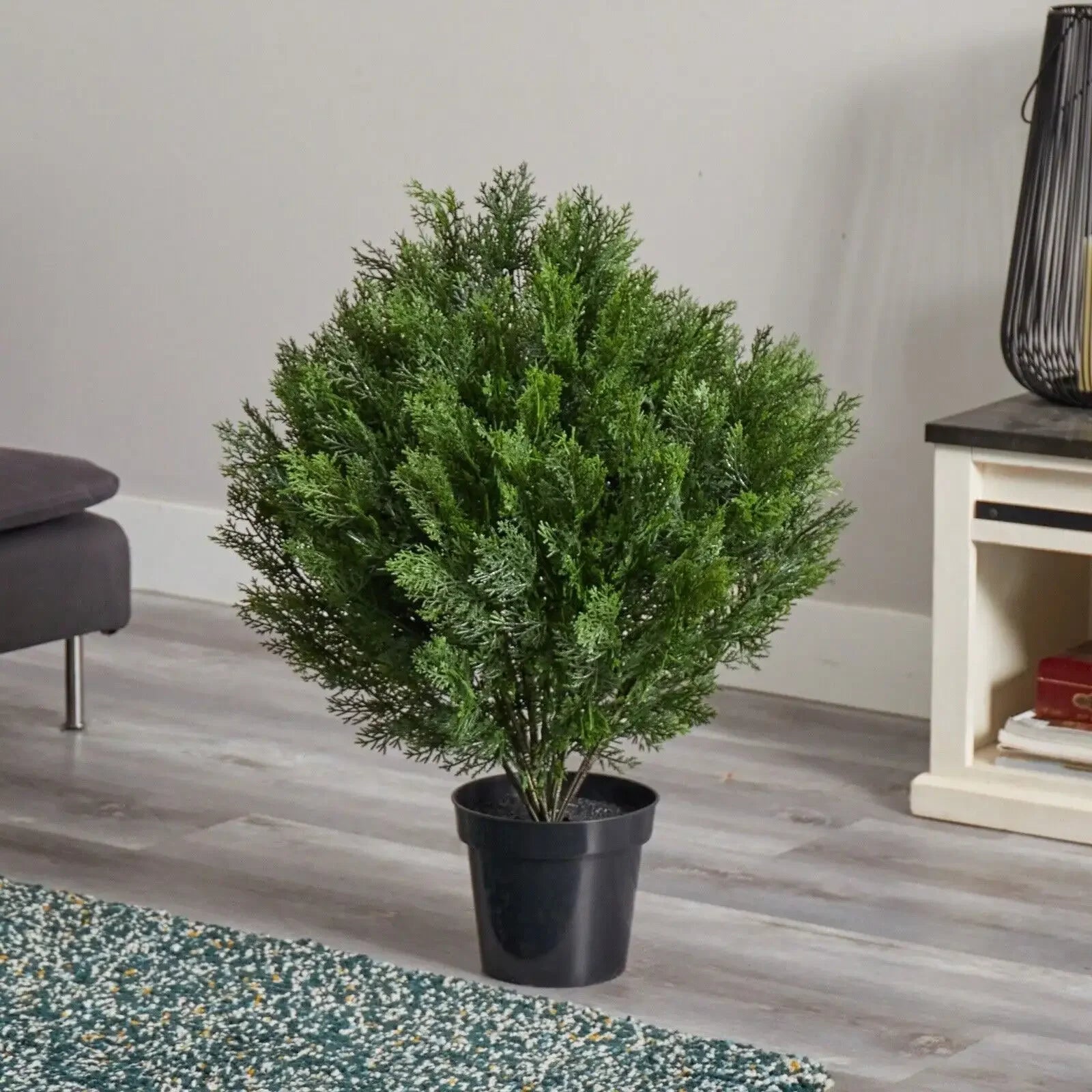 3’ Cedar Shrub Topiary Artificial Tree UV Indoor/Outdoor Home Decor.
