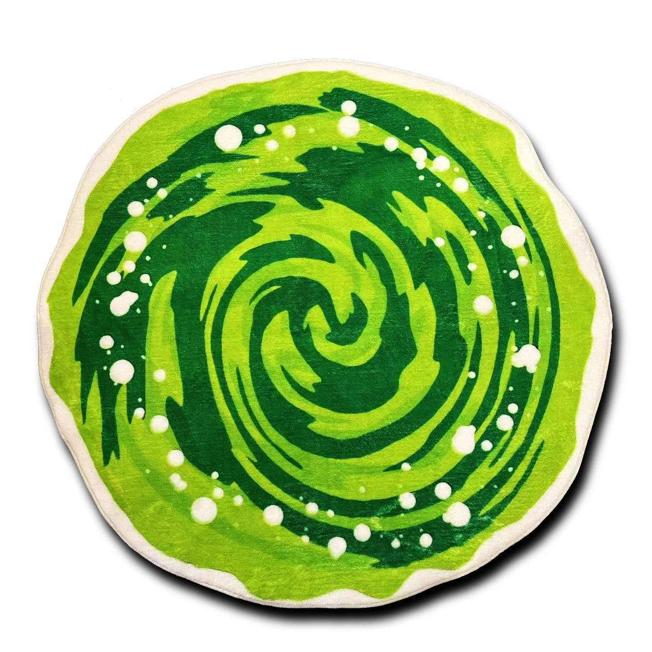 VIKAMA Creative Round Carpet Bedroom Bedside Dirt-Resistant Foot Mat Living Room Sofa Anti-Slip Floor Mat Home Decoration