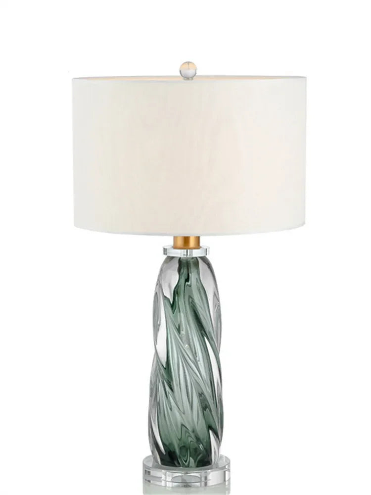 Nordic Glaze Table Lamp Modern Art Iiving Room Bedroom Study Hotel LED Personality Originality Desk Light