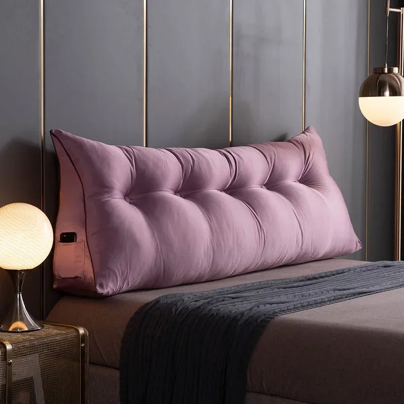 FORMTHEO Large Silk Like Cushion Long Pillow Bed Headboard Tatami Backrest