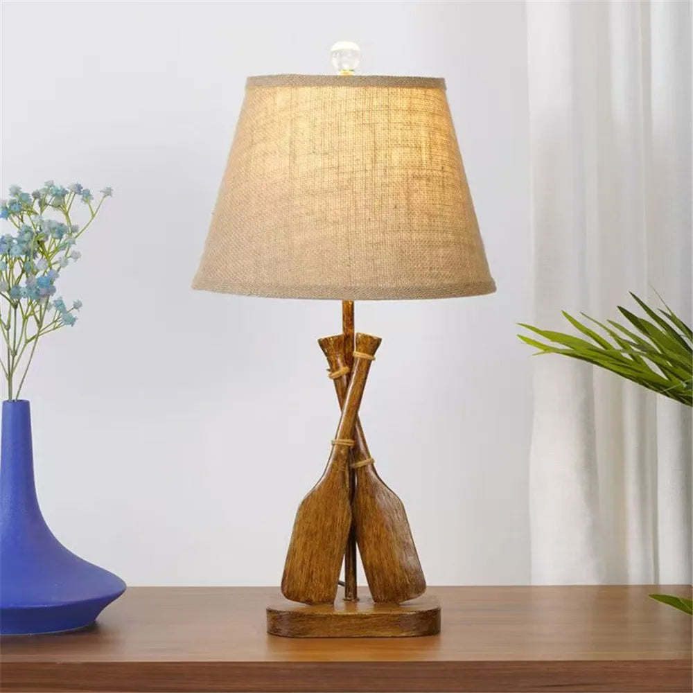 Contemporary Luxury Table Lamp LED American Creativity Living Room Bedroom Study Villa Hotel Bedside Household Desk Light
