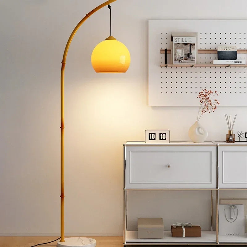 OUTELA Nordic Floor Lamp Modern Family Iiving Room Bedroom Homestay Creativity  LED  Decorative Standing Light