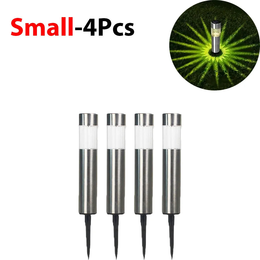 Solar Garden Pathway Lights – Outdoor LED Ground Lights (Pack Options)