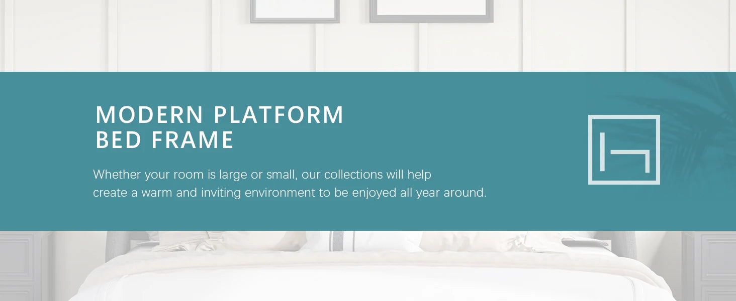 Upholstered Platform Bed Frame with 4 Storage Drawers – Wingback Button-Tufted Headboard