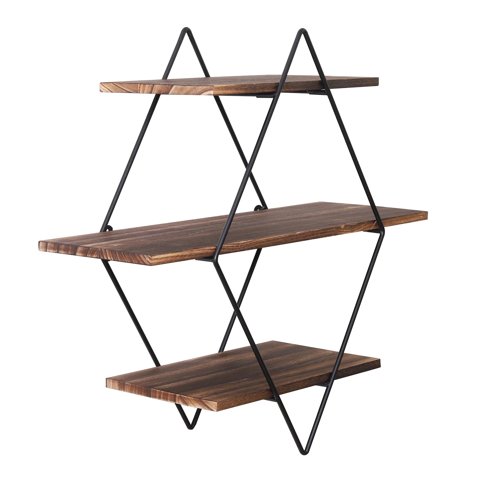 Wall Mounted Rustic Floating Shelves Decorative Wooden Kitchen Wall Display Shelf