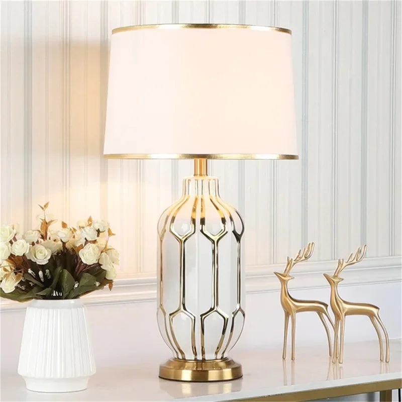 CEDRIC Table Lamps Desk Lighting Contemporary Ceramic LED for Home Office Creative Hotel Decoration