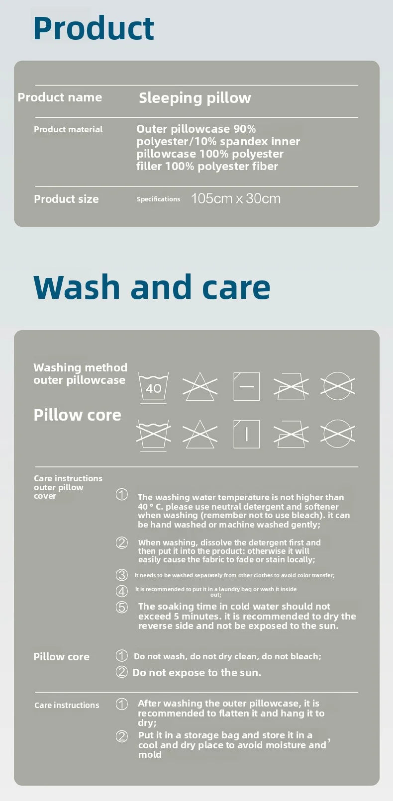 Ergonomic Double Wave Curve Side Sleeper Pillow for Comfortable Sleeping Supportive Pillow