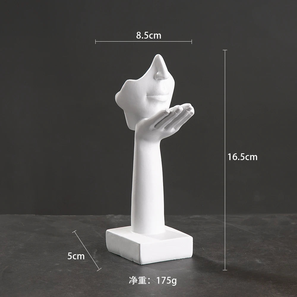 European crafts ornaments simple abstract figure sculpture office living room sculpture art decorations