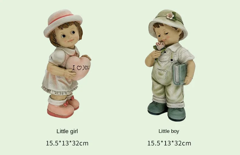 Outdoor Cartoon Garden in the Courtyard, Display Decorations, Landscape Sculpture, Resin Crafts