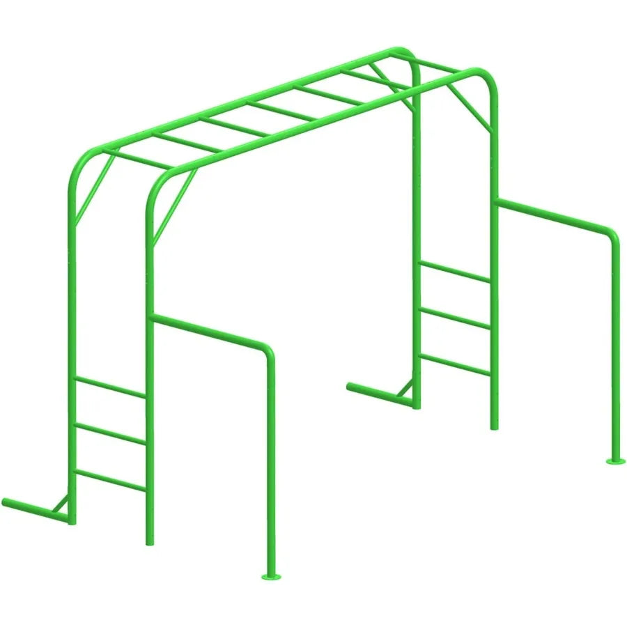 Outdoor Monkey Bar Set – Metal Climbing Frame & Gymnastics Bars for Backyard Play