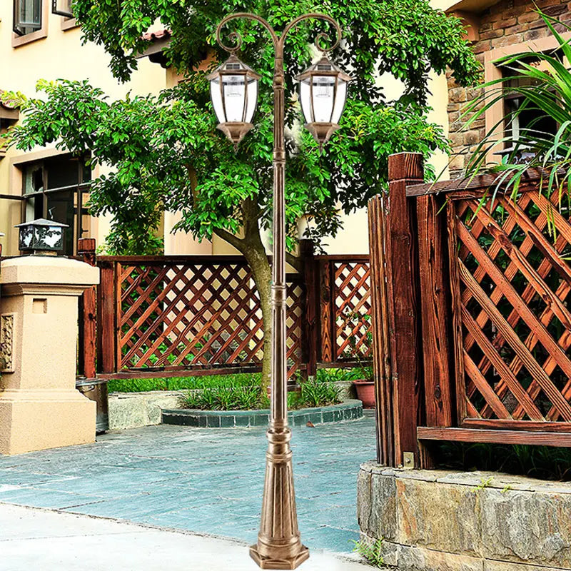 Led Outdoor European Style Courtyard Garden, Villa Aluminum Solar Street Light ≈260CM