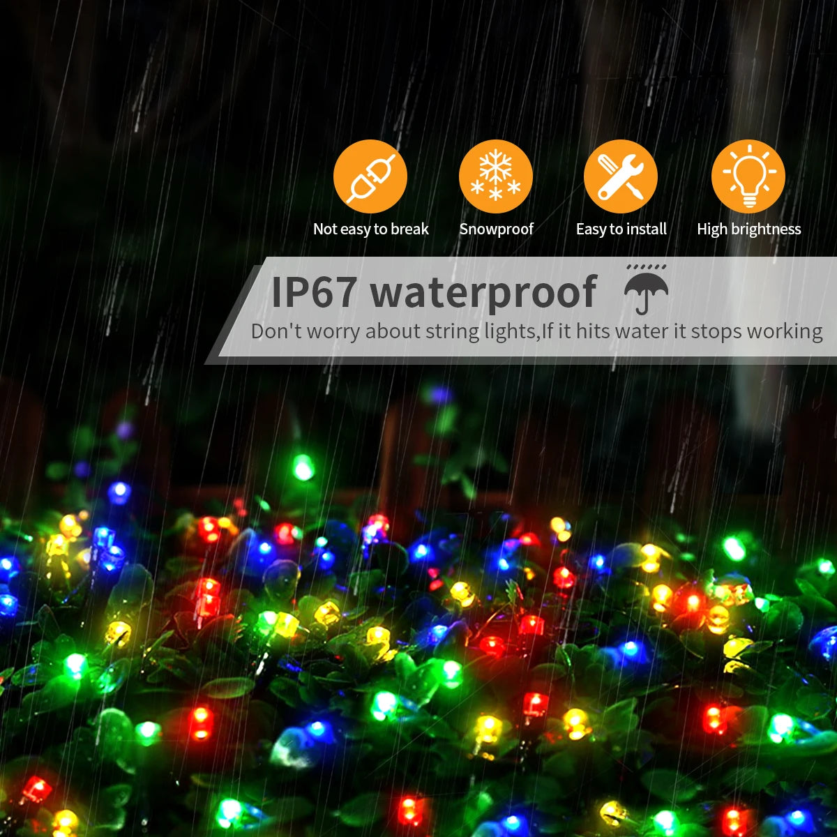 Outdoor LED String Lights – 10 m to 100 m Waterproof Garland