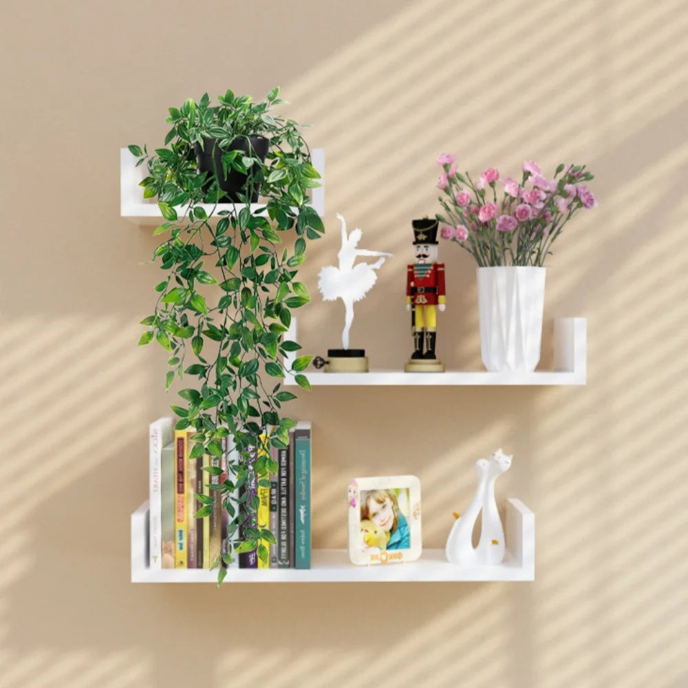 Artificial Plant Wall Hanging Fake Plants Green Leaf Flower Decor Room Simulation Bonsai Home Decoration Hotel Party