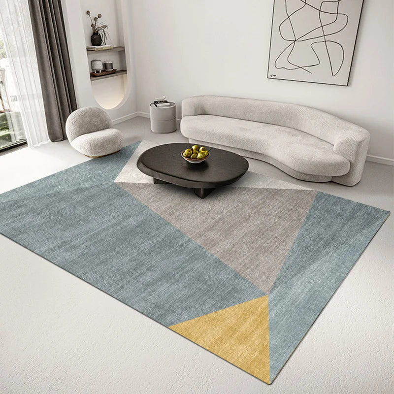 Nordic Light Luxury Living Room Rugs Sofa Coffee Tables Carpets Modern Simplicity Style Bedroom Carpet Home Cloakroom Lounge Rug