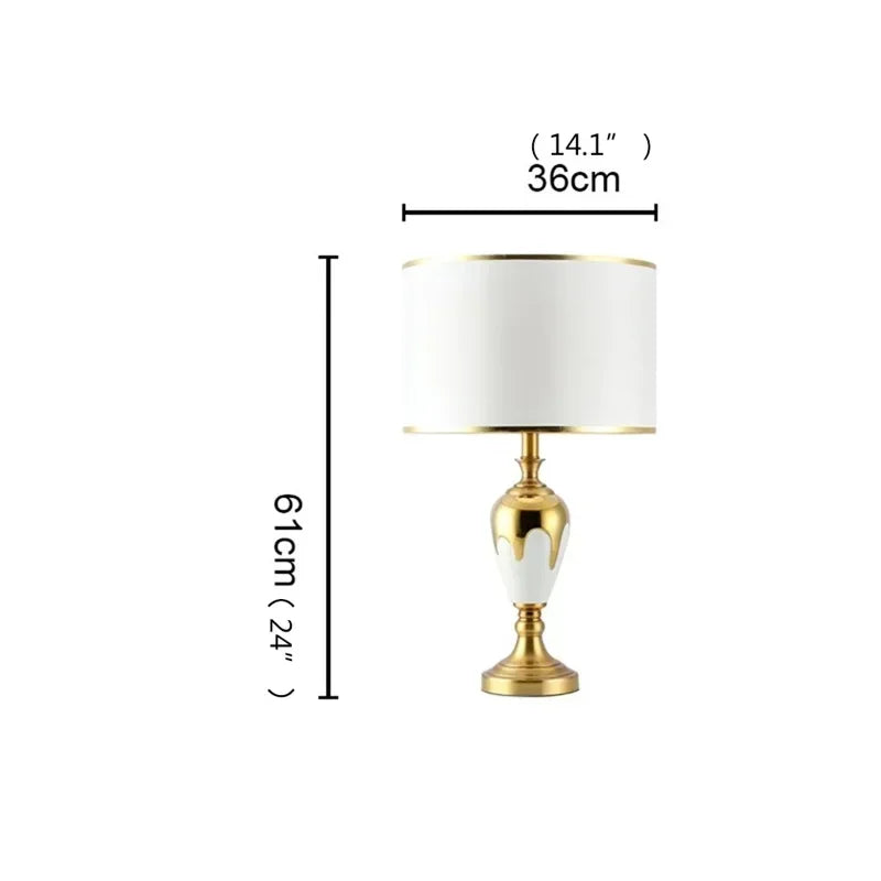 CEDRIC Table Lamps Desk Lighting Contemporary Ceramic LED for Home Office Creative Hotel Decoration