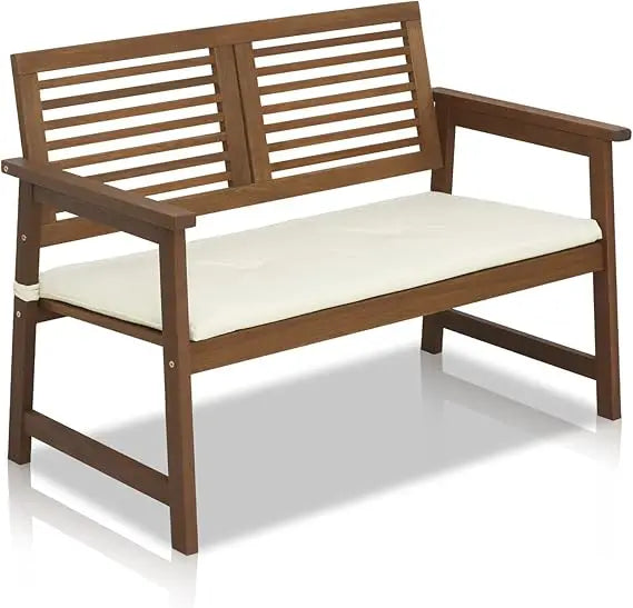 Tioman Hardwood Outdoor Bench in Teak Oil, Natural