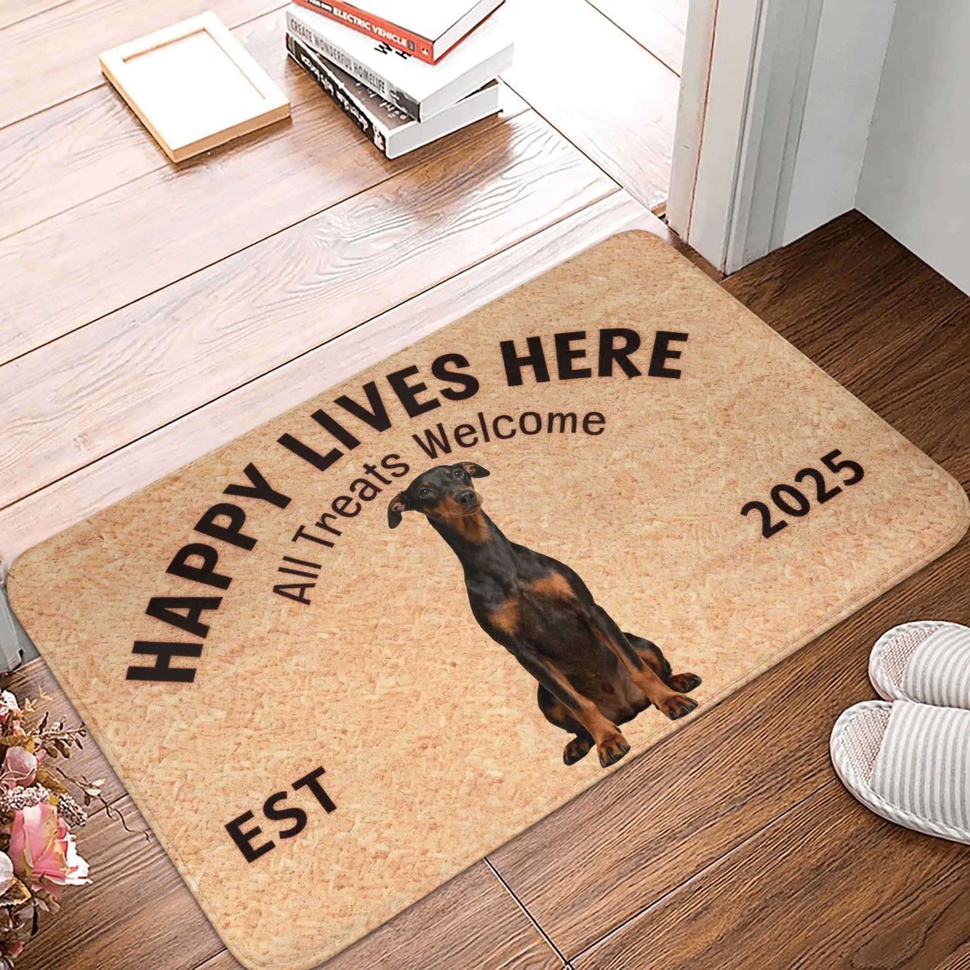Multiple Dogs Doormat Non-Slip Entrance Bath Kitchen Floor Door Mats  Bedroom Balcony Rug Carpet Footpad
