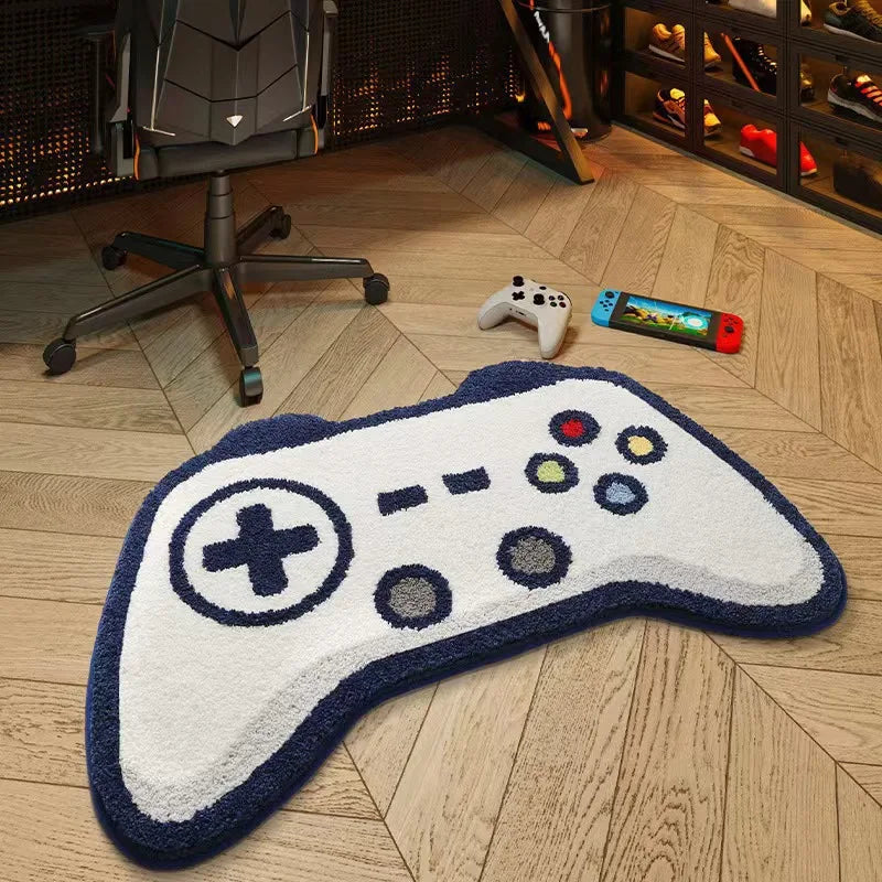 Gaming Rug for Kids Boy’s Bedroom Living Room Playroom  Non-Slip Gamer Carpet Children Gaming Area Rugs Home Decoration