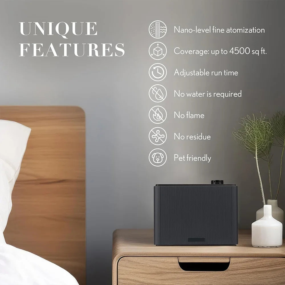 4000m³ Fragrance Diffuser Smart Timing Scent Air Machine For Home Hotel Spa HVAC Aroma Diffuser Electric Air Freshener