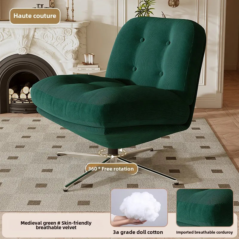 Light Luxury Single Sofa Chair – Bauhaus Medieval Leisure Accent Chair