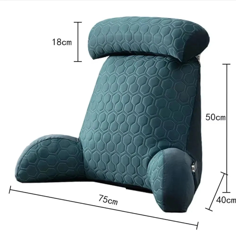 Reading Pillow Bed Pillow Back Cushion Waist Pillows with Washable Cover Chair Arm Standard Cool and Comfortable Cushion Sofa