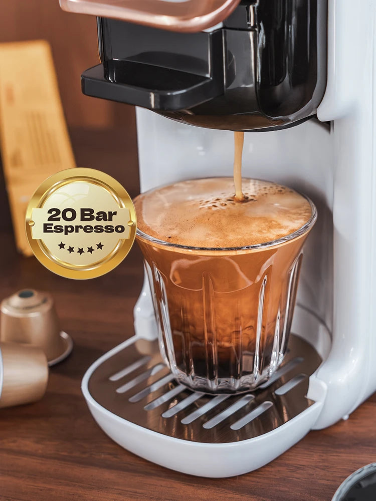 HiBREW 5-in-1 Multi-Capsule Coffee Machine – 20 Bar Hot & Cold Espresso Maker