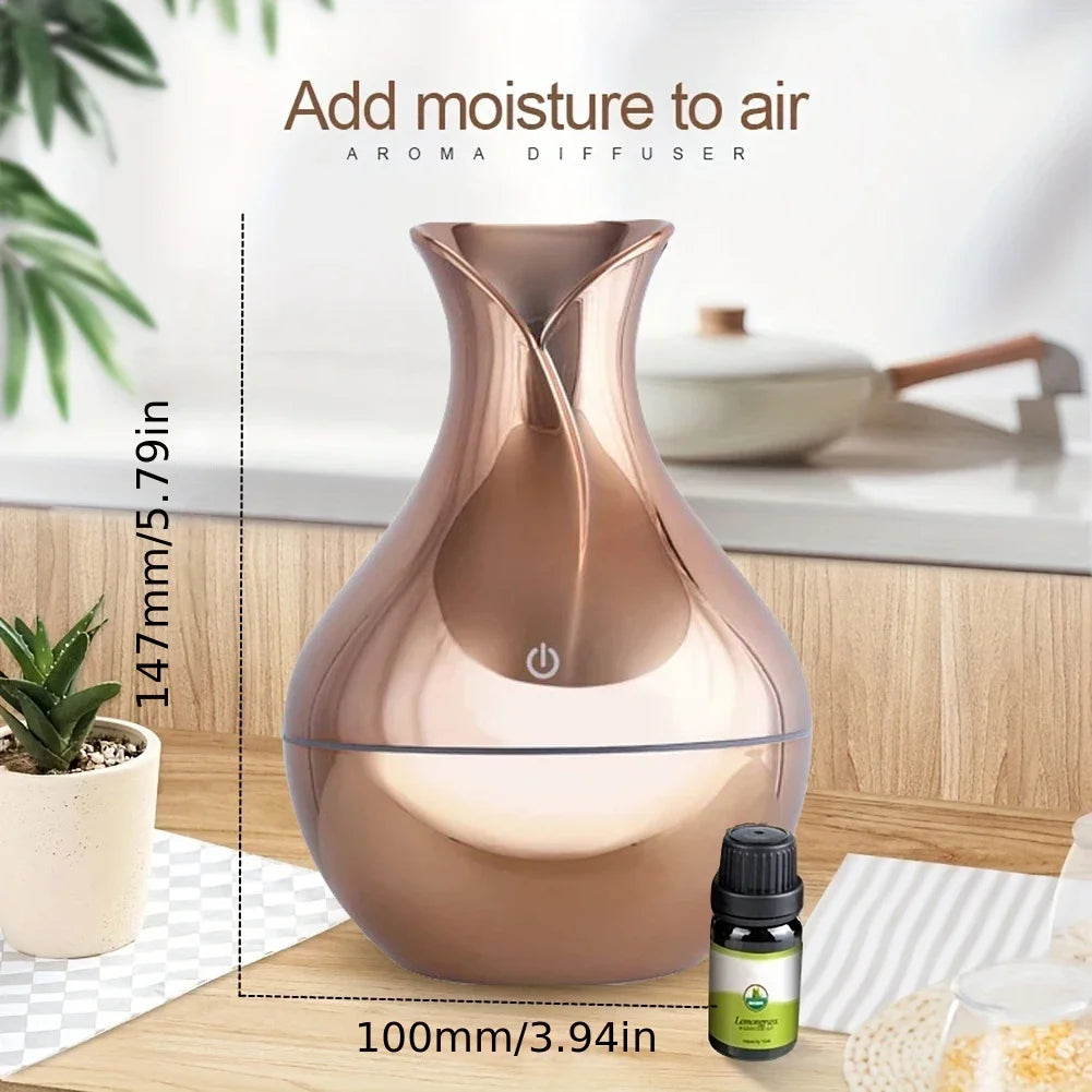 130ML Ultrasonic Air Home Humidifier Mini Mist Maker Aroma Diffuser USB Aroma Essential Oil Diffuser For home office