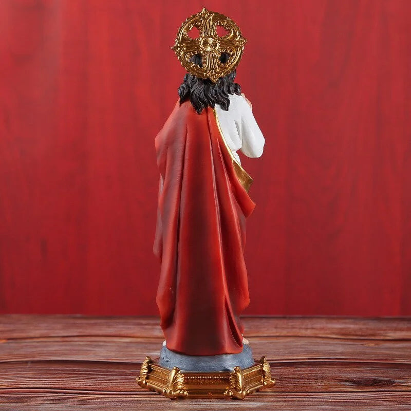 1Pc 20/30cm Religious Jesus Sanctification Figurine Decoration Resin Crafts Church Supplies Religioso Statues Sculptures Home