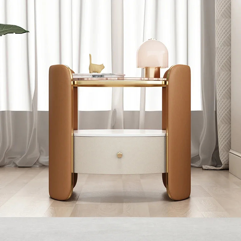 Reative Beauty Night Table Exquisite Trendy Elegant Storage Nightstand With Drawers Comodini Camera Letto Bedroom Furniture