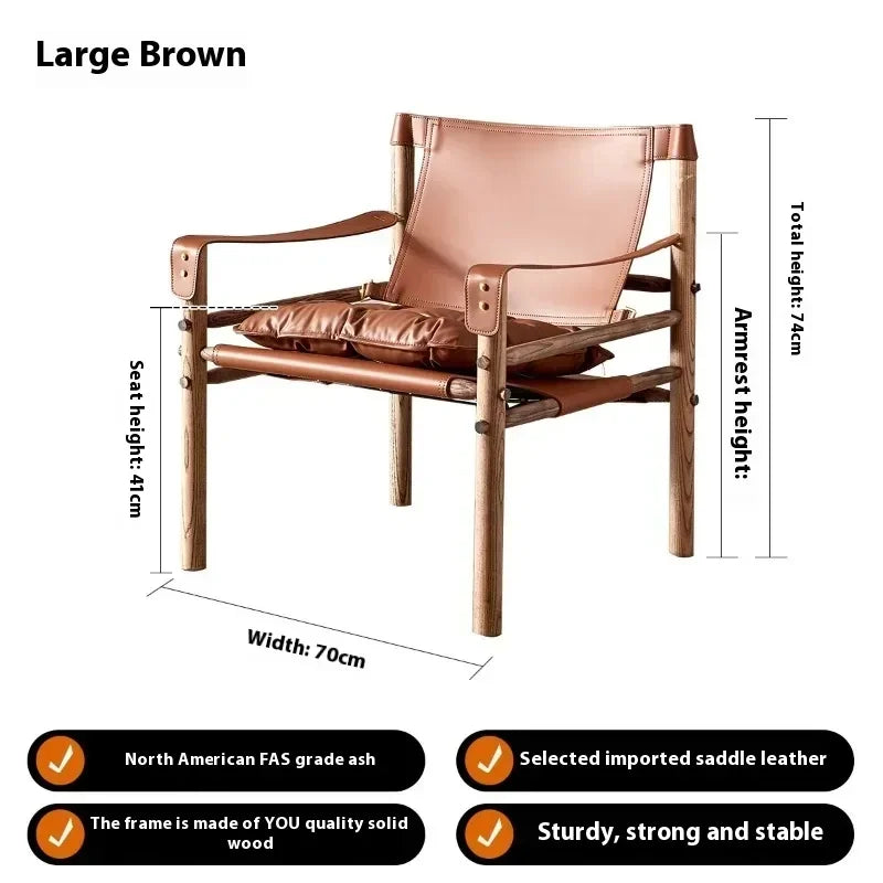 Designer Vintage Accent Chair – Single Lounge Sofa Chair