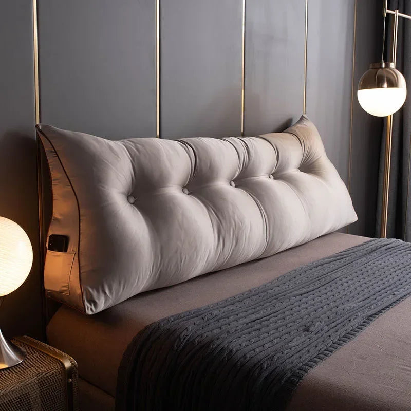 FORMTHEO Large Silk Like Cushion Long Pillow Bed Headboard Tatami Backrest