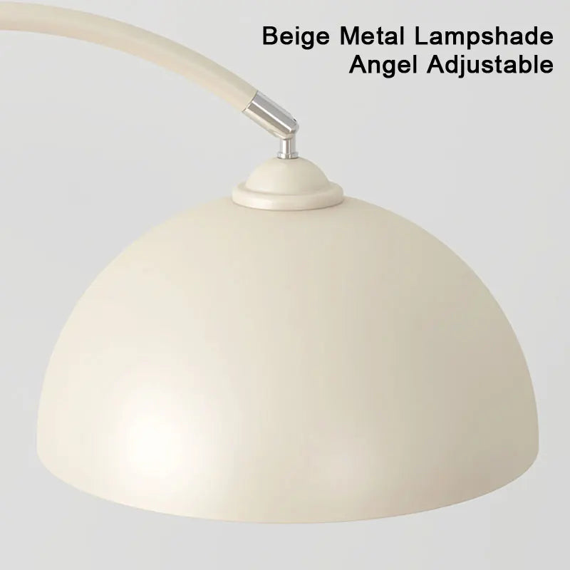 LED Tea Table Floor Lamp Living Room Decoration Bedroom Bedside Lighting Modern Marble Stand Light Black Beige E27