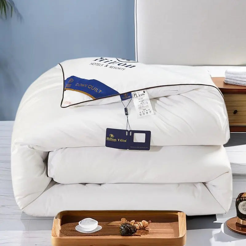Hilton down Comforter 95 White Goose down Thiened Air Conditioner Quilt Single Dormi Blanket Thin Summer Cool