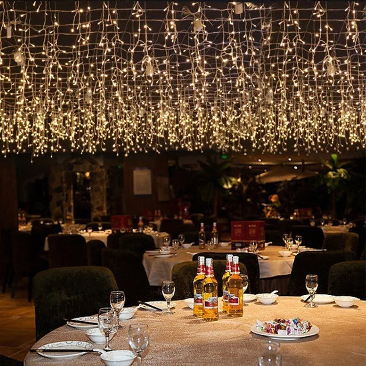 8 Modes USB Ice Stick Light String   Christmas LED Light Indoor Garland Home Party Garden New Year Bedroom Curtain Decoration