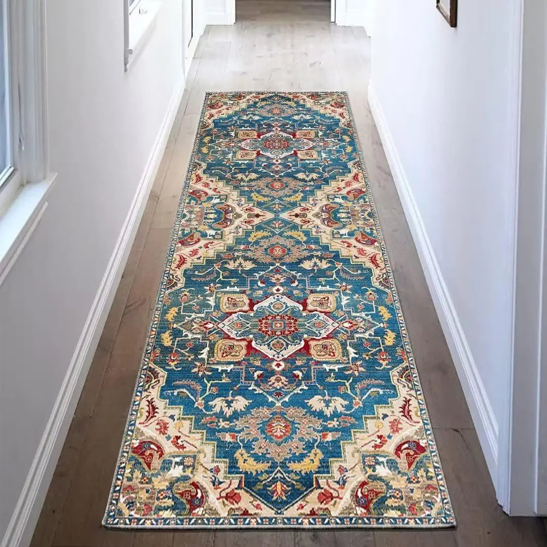 VIKAMA High-Grade Plaid Carpet Kitchen Rug Long Floor Mat Thin Door Mat Living Room Carpet Rug For Bedroom Home Decoration