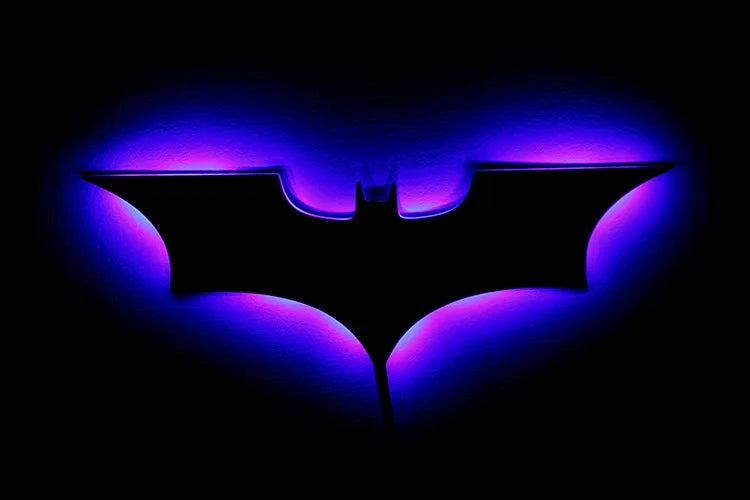 ZK50 LED Night Light Wall Lamp – Color Changing Bat Wing Design