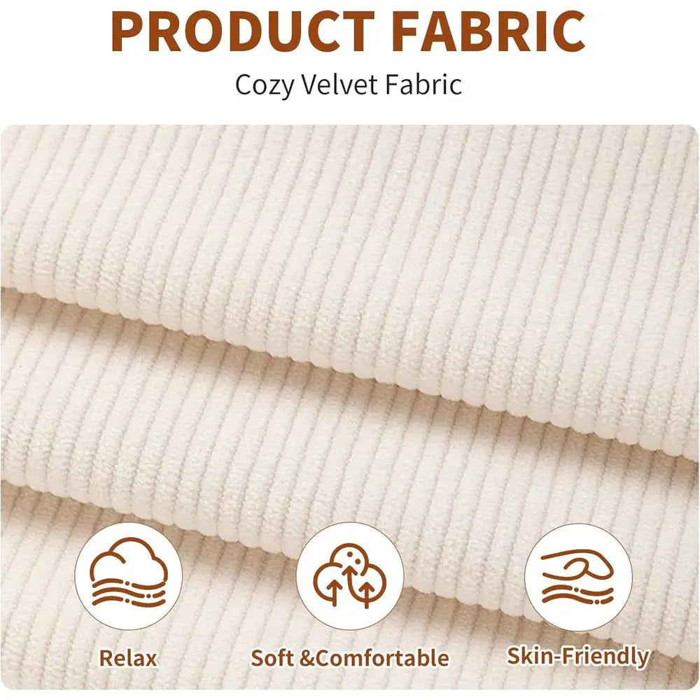 360-Degree Swivel Rocking Recliner Chair with Side Pocket for Nursery and Comfortable Velvet Upholstered Single Sofa Armchair, I