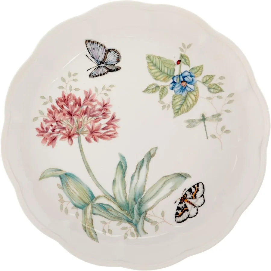 Butterfly Meadow 18-Piece Dinnerware Set White
